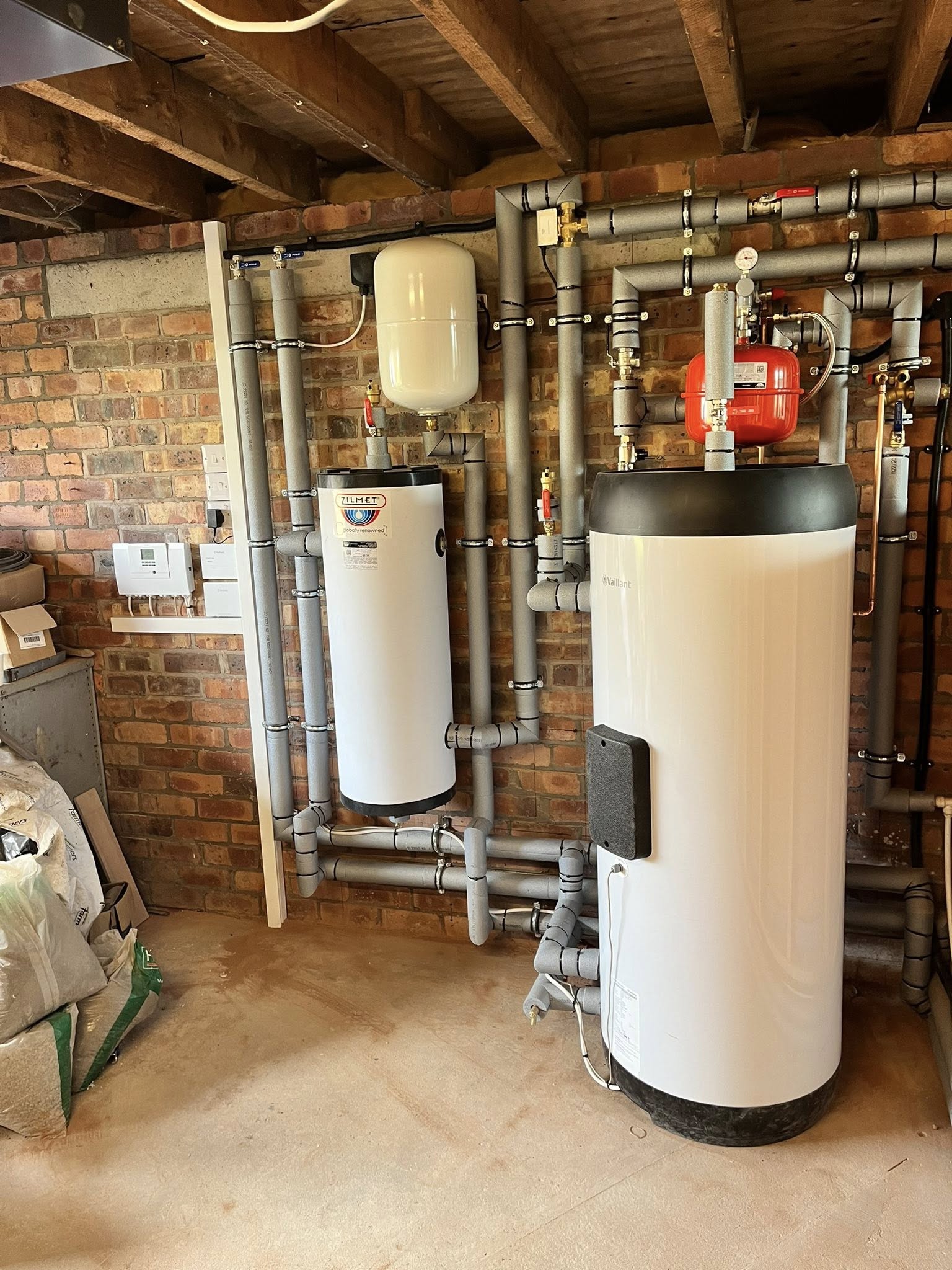 Ground source heat pump installation